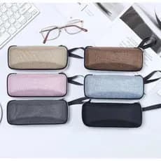 Kit com 10 uns Estojo Caixa Cases Para Óculos De Grau Oculos de Sol Com Ziper Diversas Cores Nova