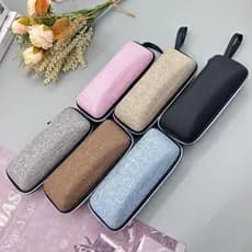 Estojo Case Porta Óculos Grau ou de Sol com zíper Diversas Cores + Flanela
