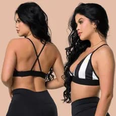 Top Strappy Fitness Decotado Personalizado Time Brasileirão Carioca Paulista JOJO