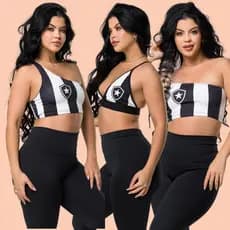 Top Cropped Fitness Strappy Personalizado Sunga modelos diversos FOGÃO