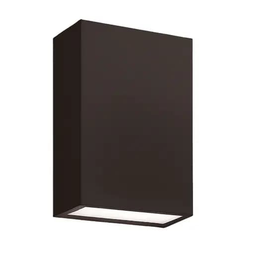 ARANDELA DE LED - QUADRADA- ÁREA EXTERNA - IP65- 3000K - ESTRUTURA PRETA