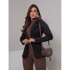 Blazer Feminino Alfaiataria Slim