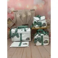 kit bolsa maternidade premium 4 peças acompanha