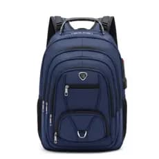 Mochila Cabo De Aço Bolsa Impermeavel LUXO Reforçada Resistente Notebook Entrada USB/Fone