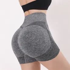 Shorts Academia Esportivo Fitness Confortável Cintura Alta Modeladora Empina o Bumbum