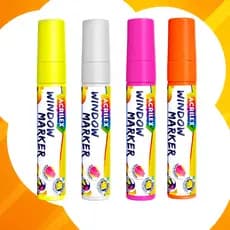 Caneta Window Marker Acrilex 15mm – Para Vidros, Janelas e Superfícies Não Porosas | Apagável e Resistente à Chuva