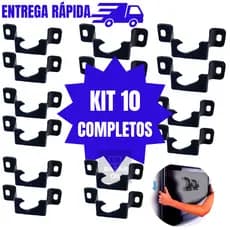 Kit Jogo 10 Suportes Fixo Universal Compacto Pequeno Tv Led Smart Lcd Plasma 4k até 80kg de 14 à 85”