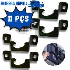 Kit Jogo 11 Suportes Televisão Fixo Universal Compacto 14 à 85” até 80kg Tv Led Smart Lcd Plasma 4k