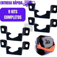 Kit Jogo 9 Suportes Fixo Universal Pequeno Tv Televisão Led Smart Lcd Plasma 4k até 80kg de 14” à 85