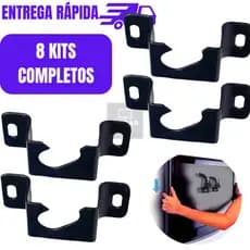 Kit Jogo 8 Suportes Fixo Universal Pequeno Tv Televisão Led Smart Lcd Plasma 4k até 80kg de 14” à 85