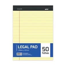 Bloco Papel  Legal Pad com 50 folhas