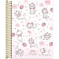 Caderno Universitário Capa Dura 10 Matérias, 160 Folhas, Marie