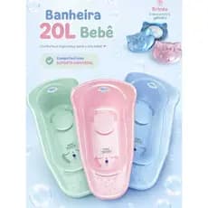 Banheira de bebe 20L Resistente Infantil Menina Menino Design Anatômico