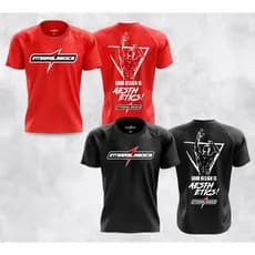 Kit 2 Camisas Dry Fit Esportiva ZYZZ Integralmedica Darkness e Max Titanium
