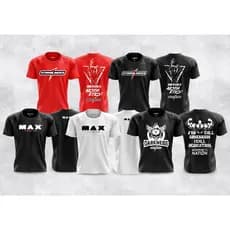 Kit 5 Camisas Esportivas Integralmedica e Max Titanium