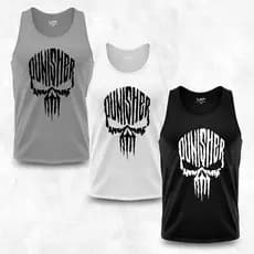 Regatas Dry Fit Justiceiro Punisher para Academia Esporte
