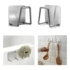 Suportes de Inox para Esponja de Pia – Organizador de Cozinha – Cor Prateado