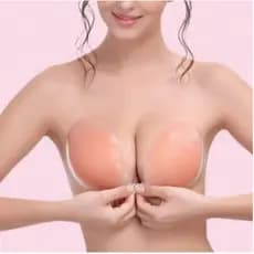 Sutiã invisível de silicone sem alças que combina perfeitamente com as roupas da UNBRA