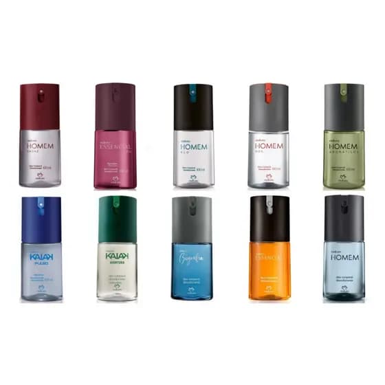 Kit C/10 Desodorante Colônia Masculina Natura 100ml