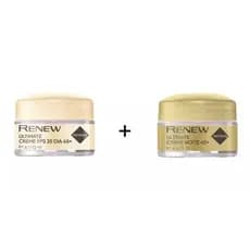Kit Mini Renew Ultimate Avon Dia + Noite 45+ 15g