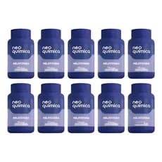 Kit 10x Melatonina Neo Química 90un | Auxilia Sono Maracujá