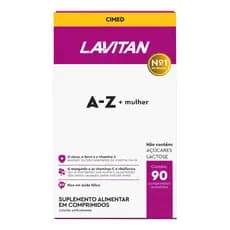 Lavitan A-z Mulher 90 Comprimidos Sem Sabor Sem Sabor