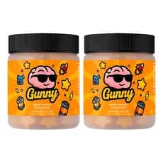 Gunny Suplemento Gamer em Gomas | Foco e Energia Mental | Zero Açúcar - Kit com 2 Unidades