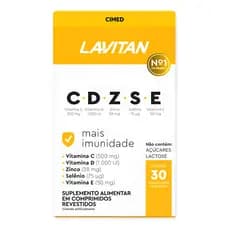 Lavitan CDZSE Imunidade Multivitamínico Suplemento Cimed - 30 Cápsulas