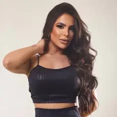 Top com Bojo Fitness Academia 3D Feminino Cropped