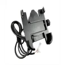 SUPORTE DE CELULAR PARA MOTO COM CARREGADOR IT-BLUE LE-019 somente para Retrovisor Moto