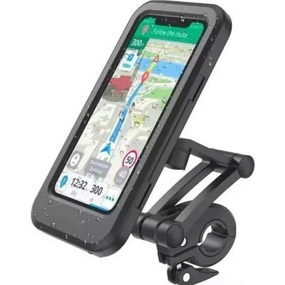 Suporte Moto E Bike 6.7Polegada Á Prova Dágua Articulado 360° Com Travas