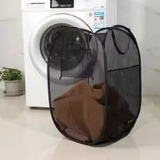 40x40x70cm Cesto De Brinquedos Organizador Preto Cesto De Roupa Suja Dobráve