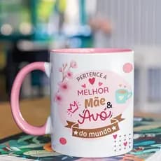 CANECA PERSONALIZADA DIA DOS AVÓS AVÔS VÓ VÔ + NOME