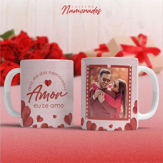 Caneca Personalizada com Foto – Presente Namorados Criativo ❤️