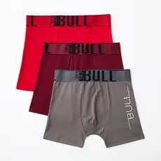 Kit 3/6/9 Cuecas Boxer com Elástico Personalizado Reforçado em Microfibra