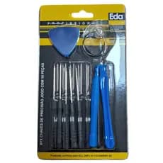 Kit Jogo Chave Precisão Para Manutenção de Celulares com 10 peças