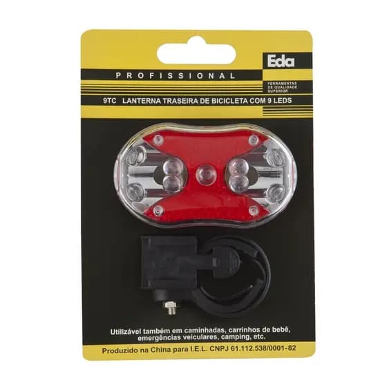 Lanterna Traseira LED para bicicleta