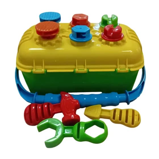 Maletinha de ferramentas de brinquedo com ferramentas Divplast