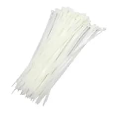 1000 Unidades Abraçadeira de Nylon Enforca Gato 4,8 MM X 250 MM Branca