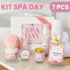 Kit Spa Day Com 7pcs Ideal Para Presentear - Casais/Amigos/Confraternização - Linha Premium