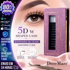 Extensão De Cílios DECEMARS 5D-W Unitário e MIX maior volume das extensões de cílios