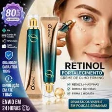 Retinol Hidratante Firmador Creme para os Olhos Reduz Linhas Finas Olheiras