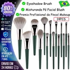 14PC /Set Makeup Brushes Professional Premium Foundation Misturando Pó Facial Blush Eyeshadow Brush