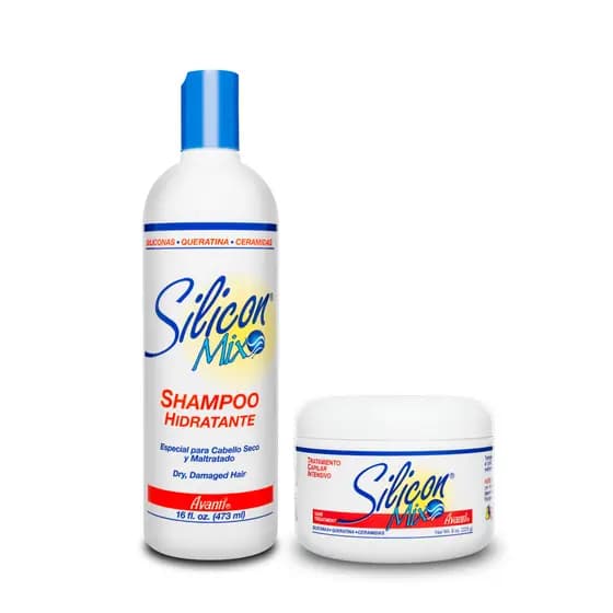 Kit Shampoo e Máscara de Tratamento Capilar Intensivo Silicon Mix Avanti (Shampoo 473ml + Máscara 225g)