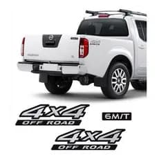 Kit Adesivos Nissan Frontier 4x4 Off Road 6m/t Mod. Padrão