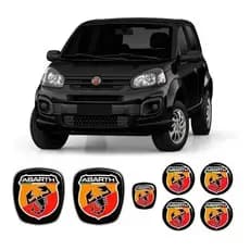 Adesivos Emblemas Abarth Novo Uno