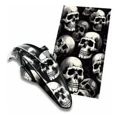 Adesivo De Moto Paralama Personalizado Superfícies Lisas 001