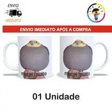 Caneca Personalizada Meme Calopsita - MUCEI MUITO
