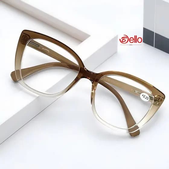 Óculos De Grau Pra Leitura Perto +1.00 até  +4.00 Armação Grande Mulher Novo modelo da moda Feminino Lentes Prontas