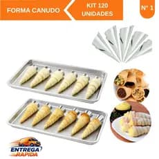 Forma Canudo n. 1 Kit 120 Formas Canudinhos Doces Salgados